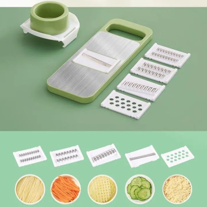 5in1 Vegetable Cutter Stainless Steel
