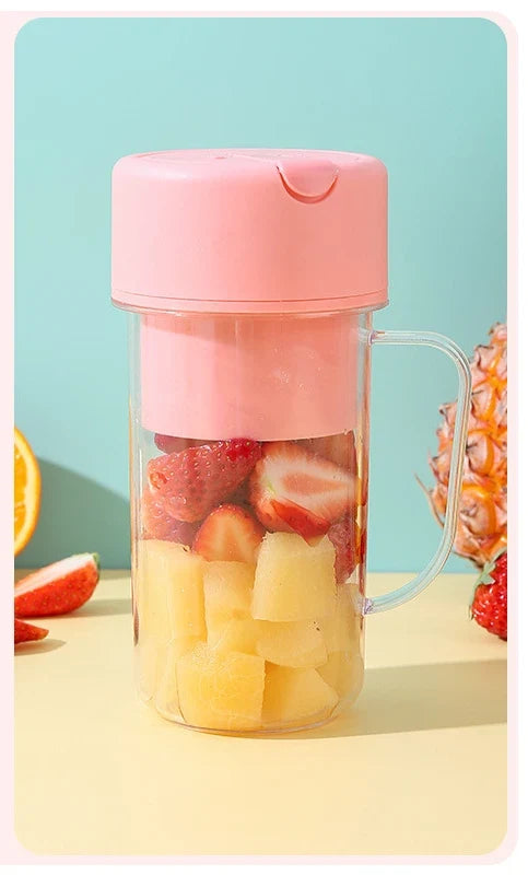 500ml Portable Juicer With Straw