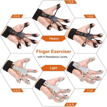 Silicone Gripster Grip Strengthener Finger Stretcher