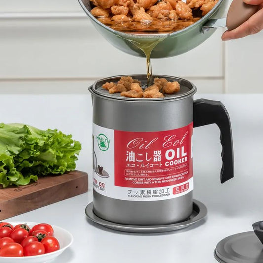 Easy Kitchen Oil Filter Pot Oil